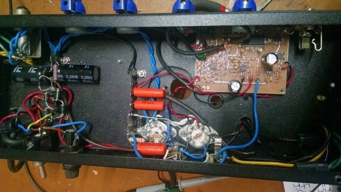 completed amp circuit